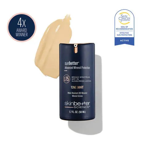 Sunbetter TONE SMART SPF 75 Sunscreen Lotion 50ml Elda Silva Studio & Medspa
